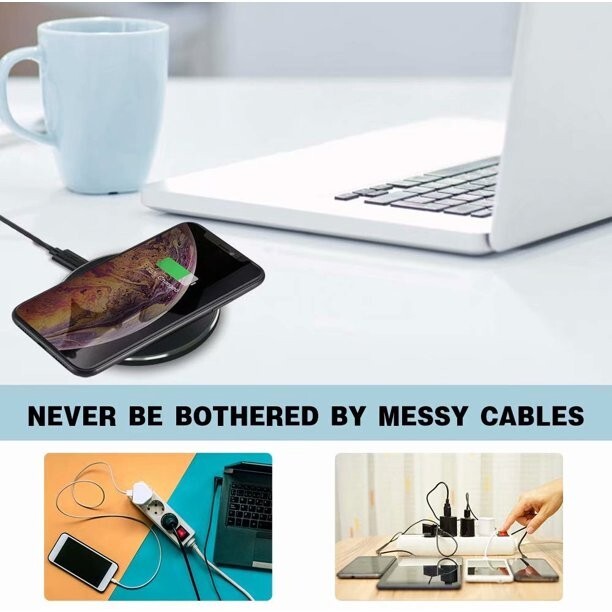 10 0W Fast Wireless Charger Charging Pad For